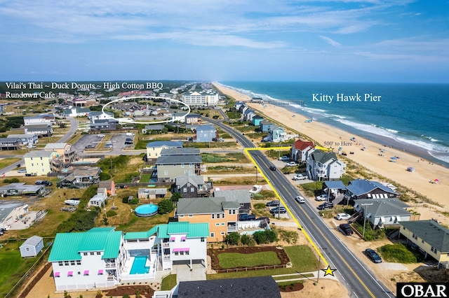 5118 N Virginia Dare Trl Lot 7, Kitty Hawk, NC 27949 - bird's eye view of extended coastline