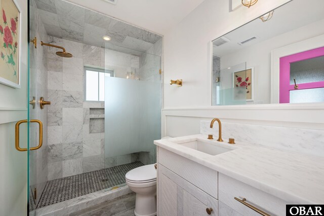 5118 N Virginia Dare Trl Lot 7, Kitty Hawk, NC 27949 - full bathroom featuring vanity and a shower stall