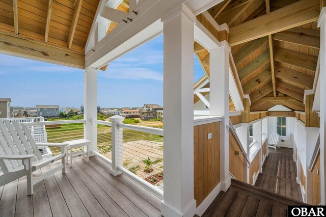 5118 N Virginia Dare Trl Lot 7, Kitty Hawk, NC 27949 - view of wooden deck