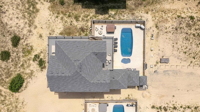 2103 Sandfiddler Rd Lot # 25, Corolla, NC 27927 - aerial view of property and surrounding area with a pool