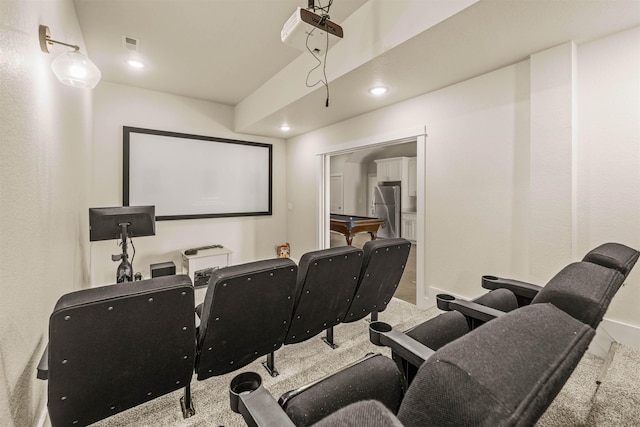 2103 Sandfiddler Rd Lot # 25, Corolla, NC 27927 - carpeted home theater room featuring recessed lighting