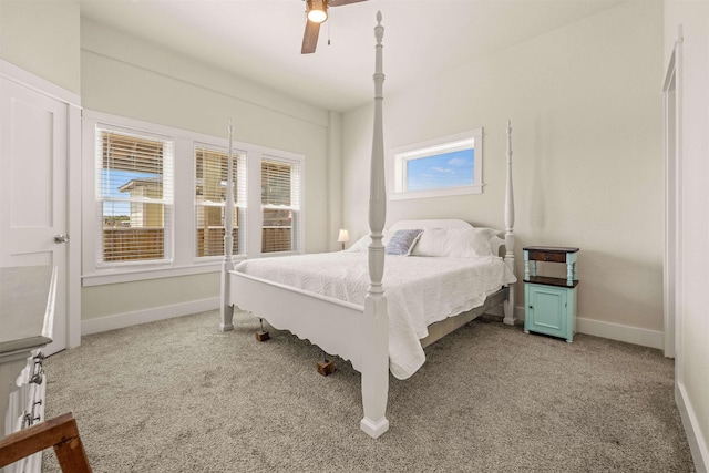 2103 Sandfiddler Rd Lot # 25, Corolla, NC 27927 - carpeted bedroom featuring baseboards and ceiling fan