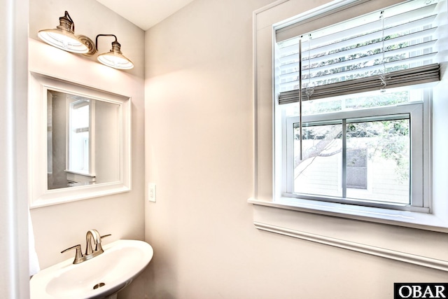 bathroom with a sink