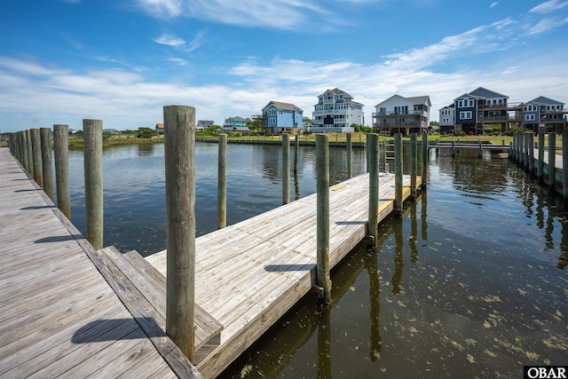 27197 Black Dog Ln Lot 9, Salvo, NC 27972 - dock with a residential view and a water view