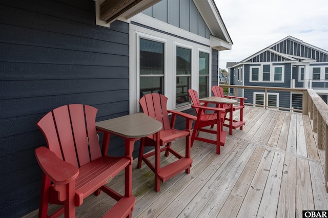 27197 Black Dog Ln Lot 9, Salvo, NC 27972 - wooden deck featuring outdoor dining area