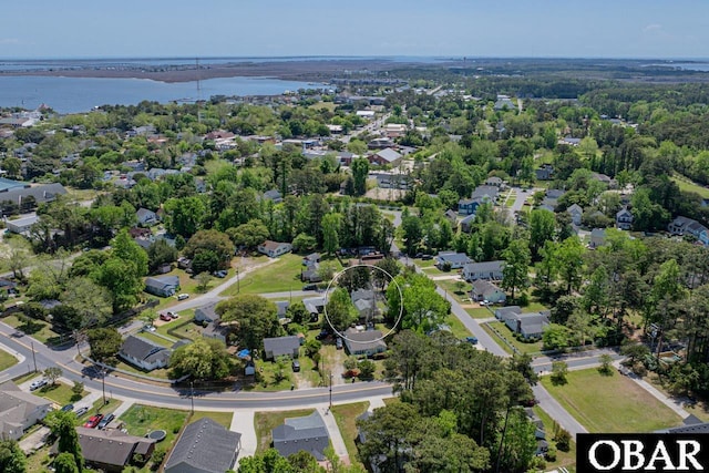 807 S St Lot 11, Manteo, NC 27954 - bird's eye view featuring a residential view and a water view