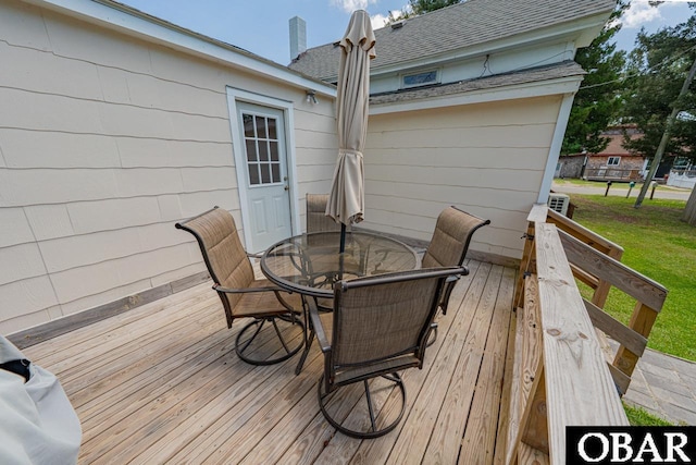 807 S St Lot 11, Manteo, NC 27954 - deck with outdoor dining area