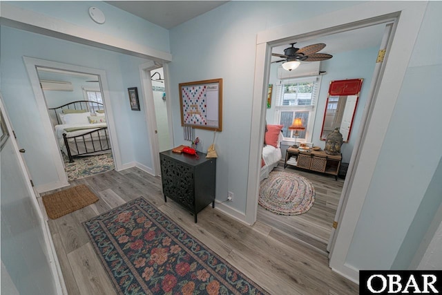 807 S St Lot 11, Manteo, NC 27954 - hall featuring baseboards and wood finished floors