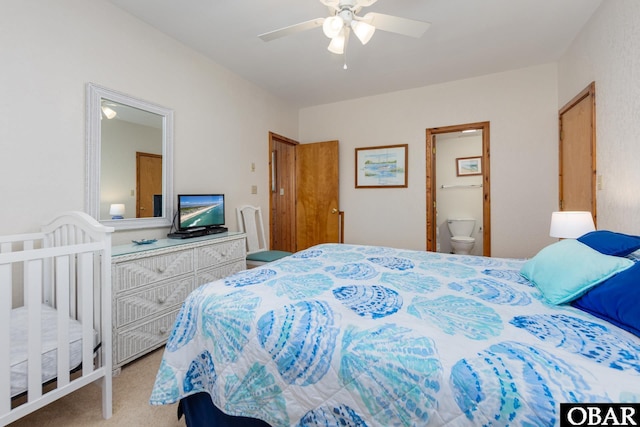 8415 S Old Oregon Inlet Rd Lot, Lot, Nags Head, NC 27959 - bedroom with carpet floors, ceiling fan, and ensuite bathroom