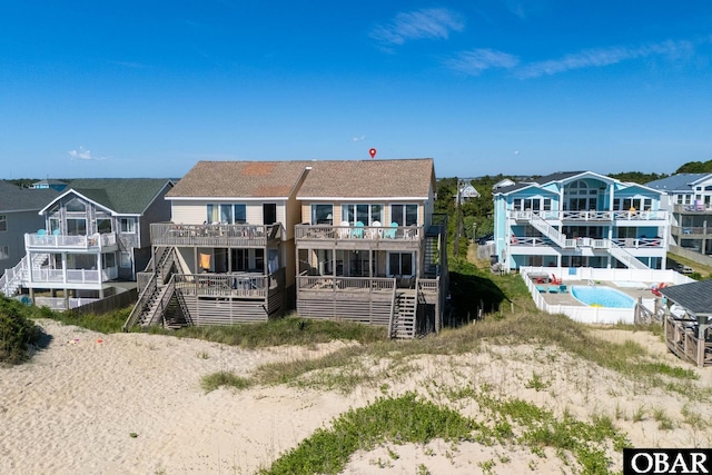 8415 S Old Oregon Inlet Rd Lot, Lot, Nags Head, NC 27959 - rear view of property with a residential view and a shingled roof