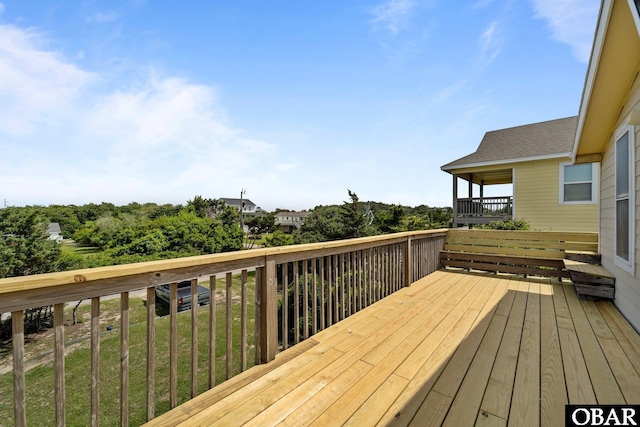 118 W Soundside Rd Lot Pt7, Nags Head, NC 27959 - view of wooden terrace