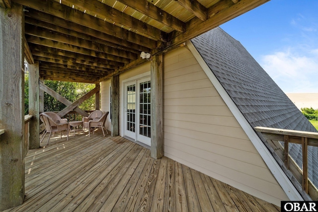 118 W Soundside Rd Lot Pt7, Nags Head, NC 27959 - view of wooden deck