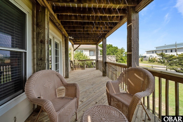 118 W Soundside Rd Lot Pt7, Nags Head, NC 27959 - view of deck