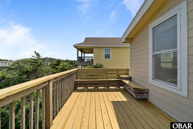 118 W Soundside Rd Lot Pt7, Nags Head, NC 27959 - view of wooden terrace