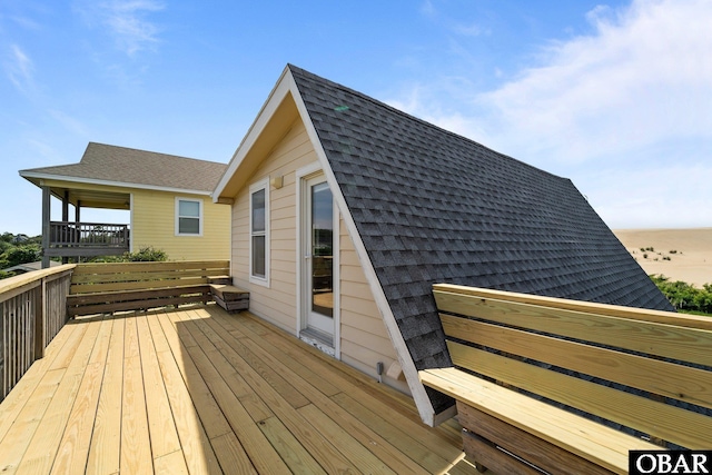 118 W Soundside Rd Lot Pt7, Nags Head, NC 27959 - view of wooden deck