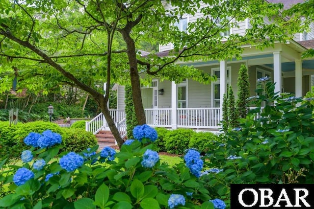 102 William And Mary Way Lot 13, Manteo, NC 27954 - view of front of house featuring a porch