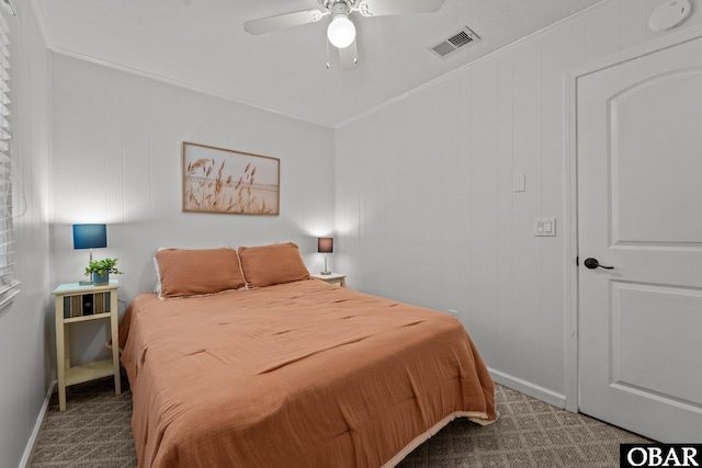 2908 S Meekins Ave Lot 9, Nags Head, NC 27959 - carpeted bedroom with ceiling fan and baseboards