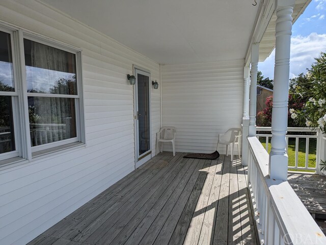 369 Lighthouse Rd Lot # 2, Ocracoke, NC 27960 - view of wooden deck