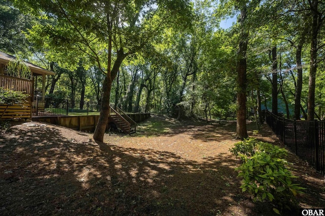 41 Eagles Nest Ln Lot 372, Southern Shores, NC 27949 - view of yard featuring stairs
