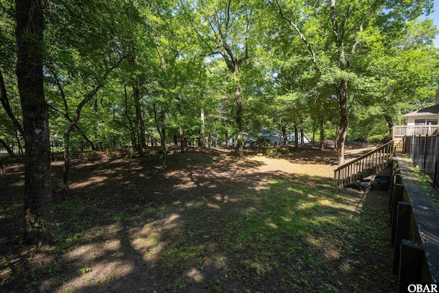 41 Eagles Nest Ln Lot 372, Southern Shores, NC 27949 - view of yard with stairway
