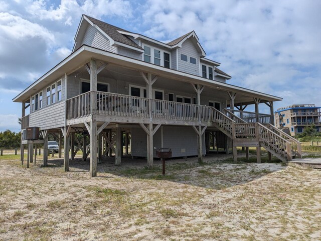 415 British Cemetery Rd Lot # 1 & 2, Ocracoke, NC 27960 - beach home featuring stairway