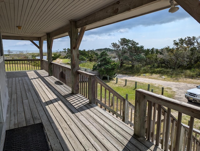 415 British Cemetery Rd Lot # 1 & 2, Ocracoke, NC 27960 - deck featuring a yard