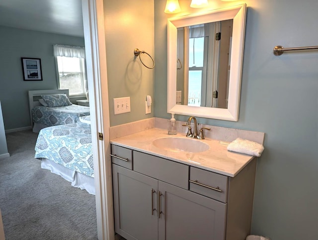 415 British Cemetery Rd Lot # 1 & 2, Ocracoke, NC 27960 - bathroom with vanity and baseboards
