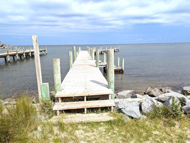 415 British Cemetery Rd Lot # 1 & 2, Ocracoke, NC 27960 - dock area featuring a water view