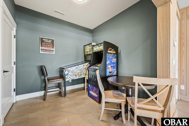 981 Lighthouse Dr Lot 10, Corolla, NC 27927 - recreation room featuring baseboards and vaulted ceiling