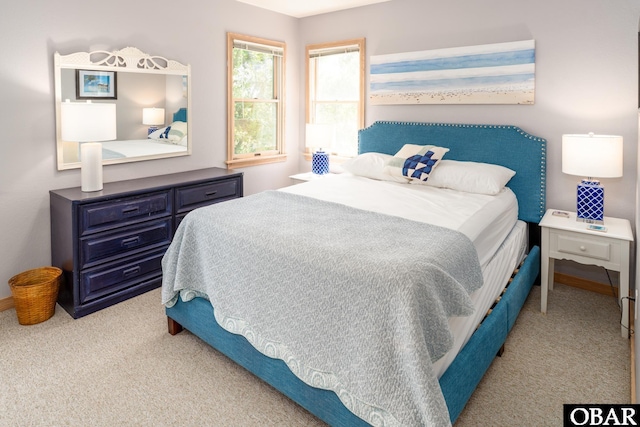 bedroom with carpet flooring