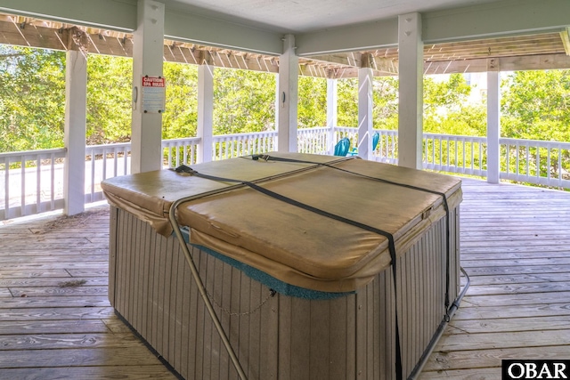 view of deck