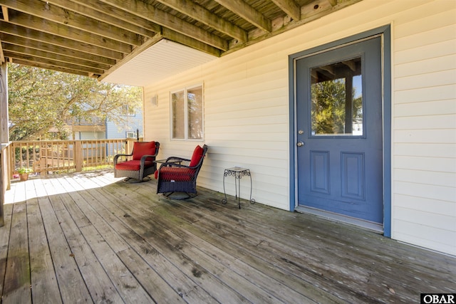 view of deck