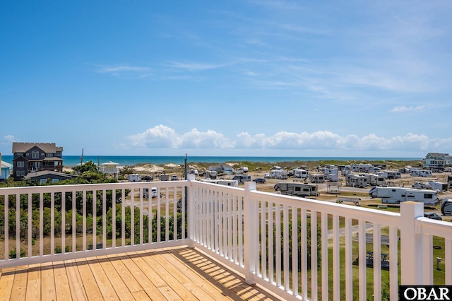 25238 Mac Oca Dr Lot 14, Waves, NC 27982 - wooden deck with a water view