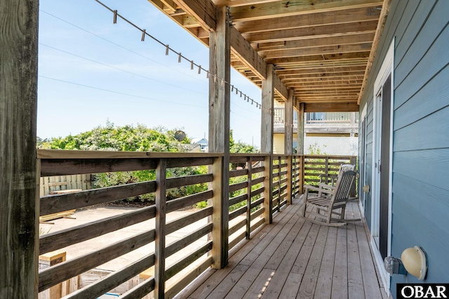 25238 Mac Oca Dr Lot 14, Waves, NC 27982 - view of wooden terrace