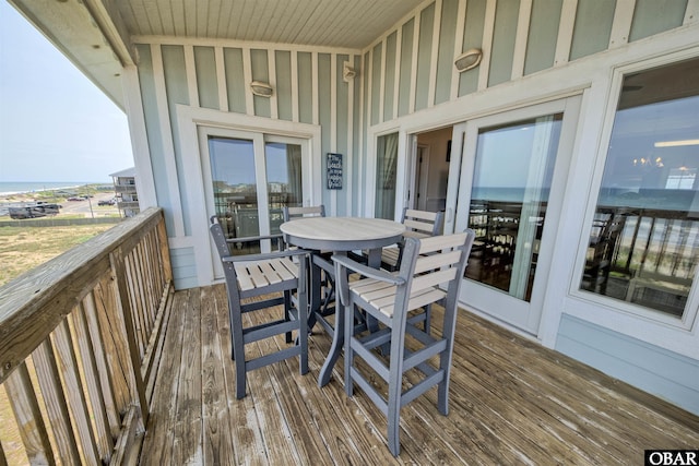 24252 Resort Rodanthe Dr Unit 1C, Rodanthe, NC 27968 - deck with outdoor dining space