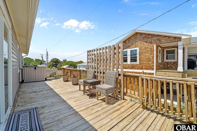 402 N Memorial Blvd Lot 3, Kill Devil Hills, NC 27948 - view of wooden terrace