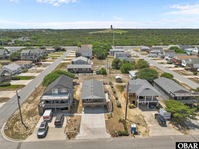 402 N Memorial Blvd Lot 3, Kill Devil Hills, NC 27948 - aerial view of residential area with a forest