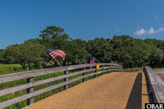 surrounding community with fence