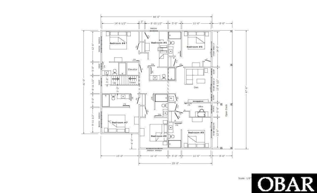 812 Whalehead Dr Lot #, Corolla, NC 27927 - view of home floor plan