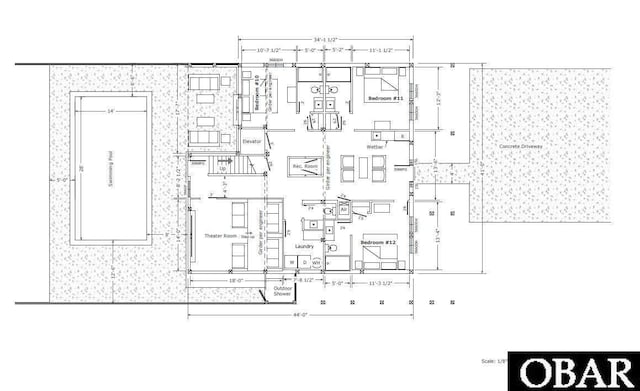 812 Whalehead Dr Lot #, Corolla, NC 27927 - view of home floor plan