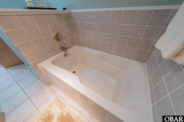65 Ocean Blvd Lot 3-4, Southern Shores, NC 27949 - bathroom featuring a garden tub and tile patterned flooring