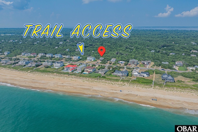 65 Ocean Blvd Lot 3-4, Southern Shores, NC 27949 - aerial view of unending shoreline