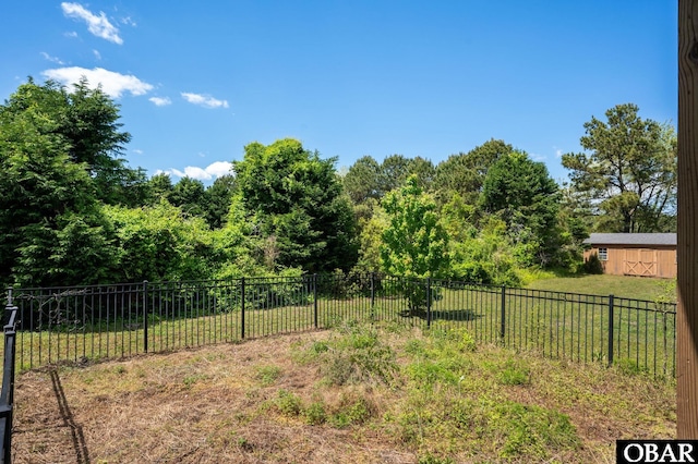 147 Dr Newbern Rd Lot # 3, Powells Point, NC 27966 - view of yard with fence