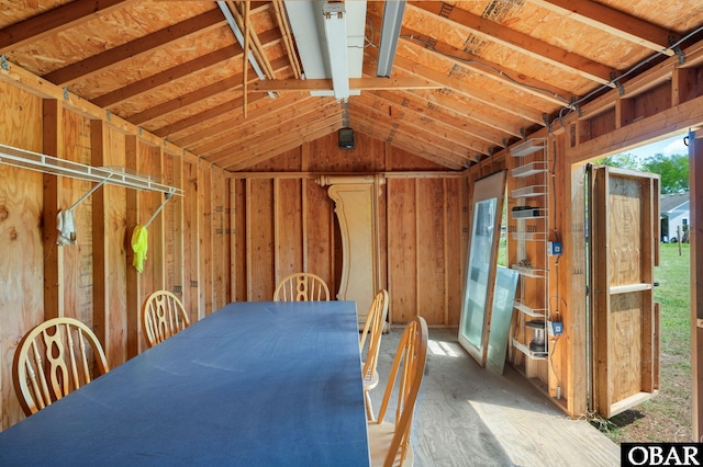 147 Dr Newbern Rd Lot # 3, Powells Point, NC 27966 - dining area with lofted ceiling