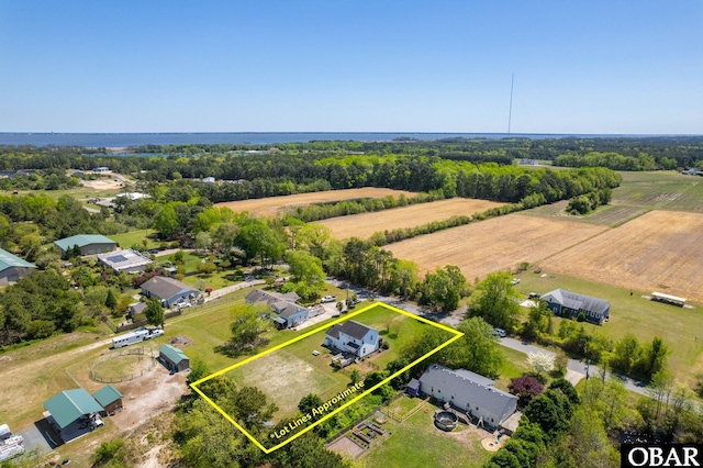 147 Dr Newbern Rd Lot # 3, Powells Point, NC 27966 - drone / aerial view with a rural view