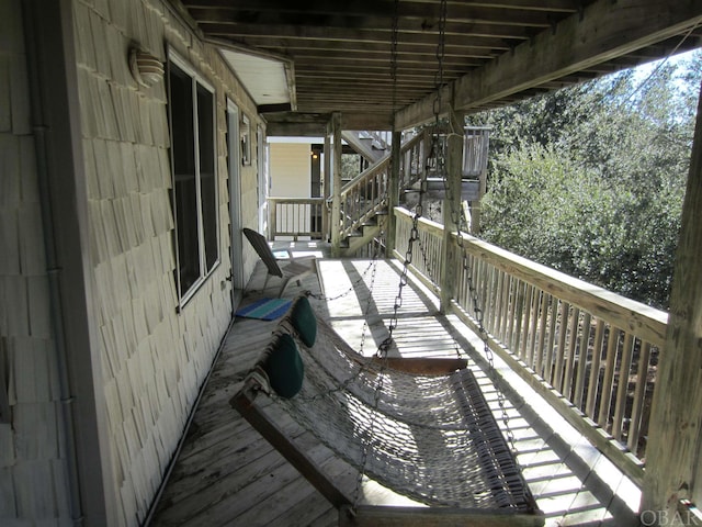 view of deck