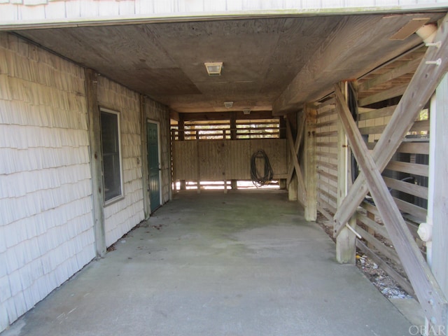 view of stable