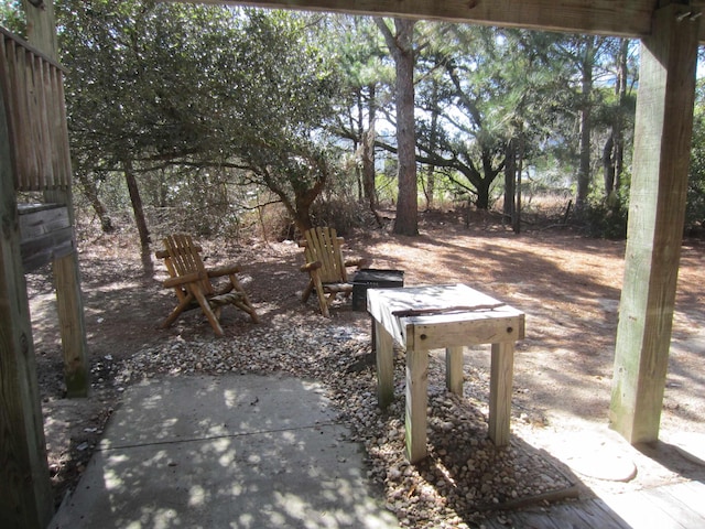 view of yard featuring a patio area