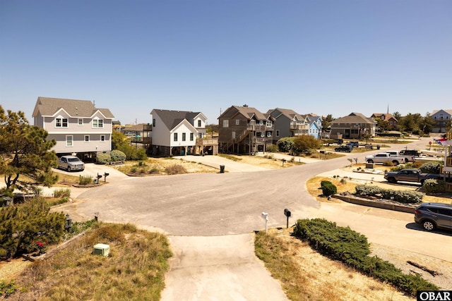 view of street featuring a residential view