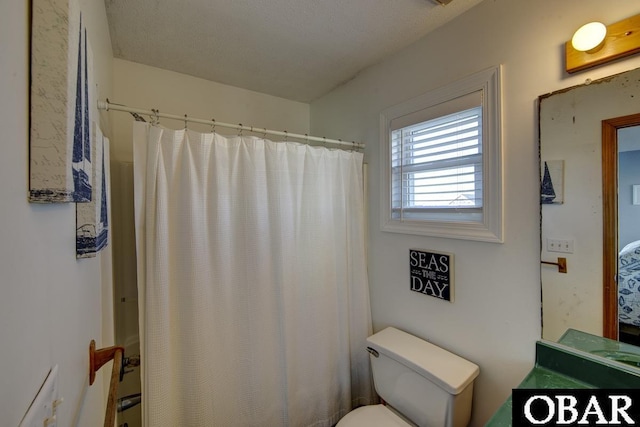 24255 S Shore Dr Lot # 9, Rodanthe, NC 27968 - full bath with toilet, vanity, and a shower with curtain
